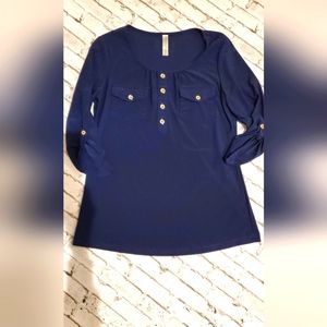 Navy Blue Top Size Small